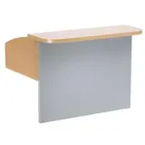 Réhausse pour comptoir magasin hêtre/gris 62 x 54 x 46 cm
