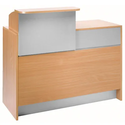 Réhausse pour comptoir magasin hêtre/gris 62 x 54 x 46 cm - Comptoirs Easy-2
