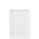 Sachet papier kraft blanc 20 x 26,5 cm - Sachet plat - Lot de 500 - Sachets papier blanc