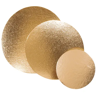 Rond carton double face Or / Noir ø 20 cm - Rond pâtisserie - Support gâteau - Paquet de 100 - Semelles gâteaux, Supports gâteaux-3