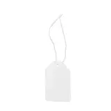 Étiquette américaine avec fil 15 x 24 mm Apli – Étiquette bijouterie - Blanc - Boîte de 1000 - Étiquettes bijoux