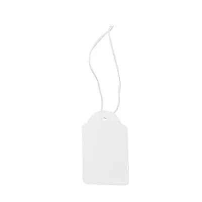 Étiquette américaine avec fil 15 x 24 mm Apli – Étiquette bijouterie - Blanc - Boîte de 1000 - Étiquettes bijoux-6