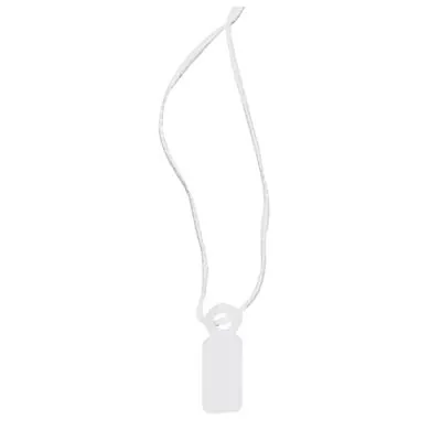 Étiquette américaine avec fil 7 x 19 mm Apli – Étiquette bijouterie - Blanc - Boîte de 1000 - Étiquettes bijoux-5