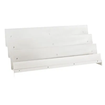 Console 3 niveaux pour tablette presse/multimédia pas de 50 mm - Ligne Store blanc pas de 50 mm-3
