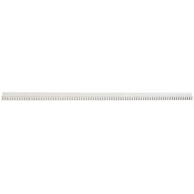 Profil avant pour diviseurs - Ligne Store blanc pas de 25 mm