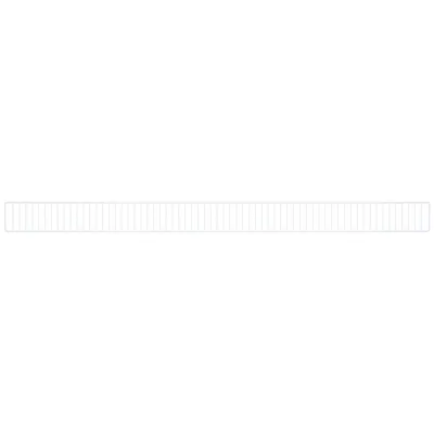 Frontale grille - Ligne Store blanc pas de 25 mm