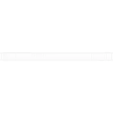 Frontale grille - Ligne Store blanc pas de 50 mm