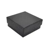 Écrin bijou plat pour Parure & Bracelet carton gaufré Noir 7,5 x 7,5 x 3,5 cm insert velours - Boite bijoux – Lot de 20 - Écrins à bijoux, Coffrets à bijoux
