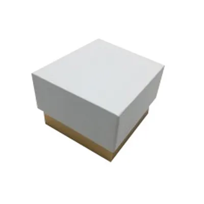 Écrin bijou pour Parure & Bracelet carton kraft Blanc / Or 8,5 x 8,5 x 6 cm insert velours - Boite bijoux – Lot de 6 - Écrins à bijoux, Coffrets à bijoux