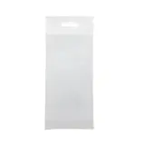 Sachet plastique transparent avec rabat adhésif et trou européen 10x15cm PP 60µ - Sachet de conditionnement - Lot de 100 - Sacs rabats adhésifs