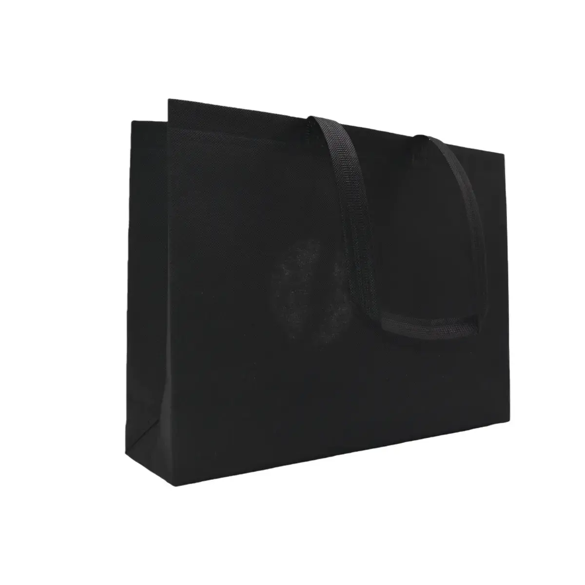 Sac cabas polypropylène non tissé noir 40+10 x 30 cm - Paquet de 20 - Sacs non tissés, Sacs polypropylène