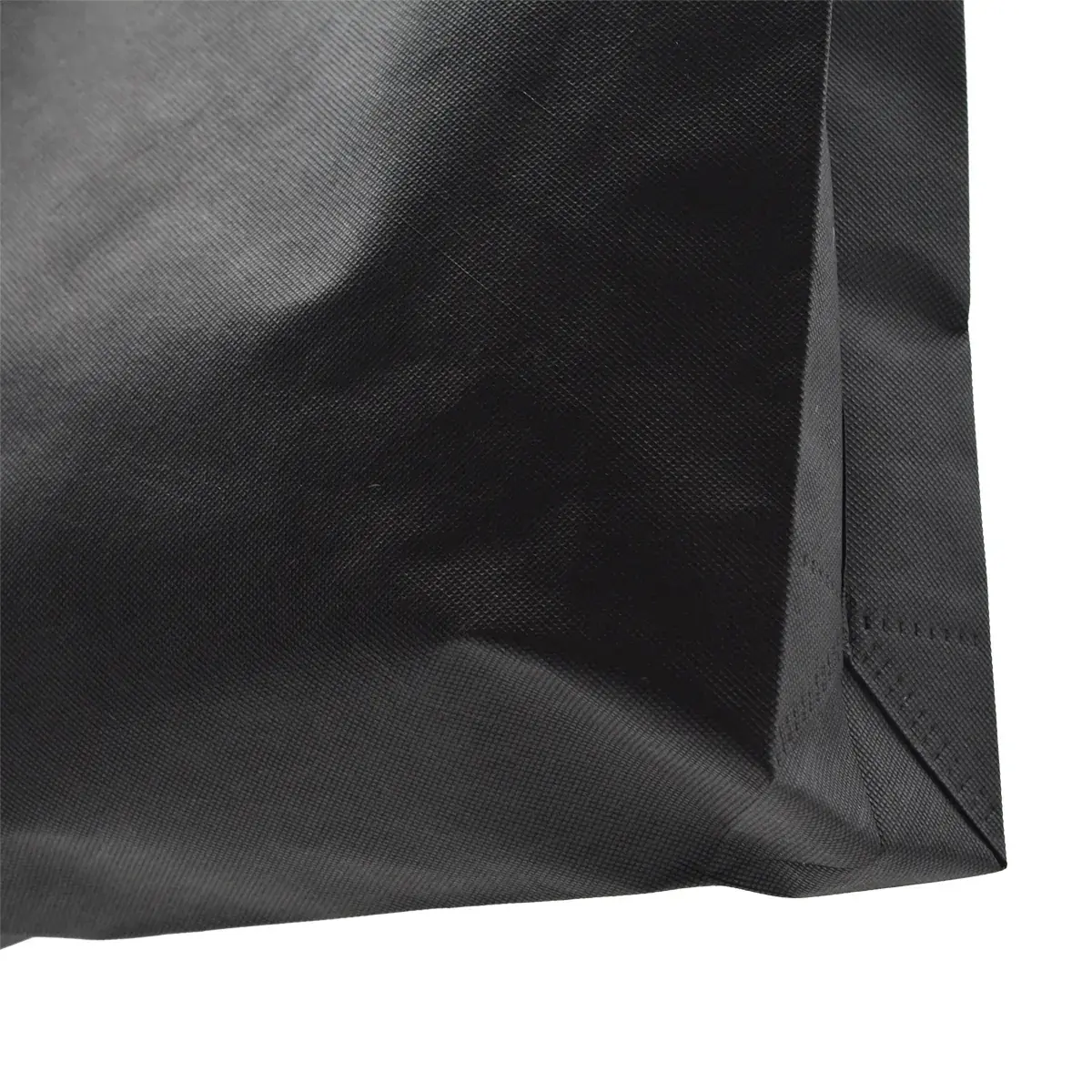 Sac cabas polypropylène non tissé noir 40+10 x 30 cm - Paquet de 20 - Sacs non tissés, Sacs polypropylène-5