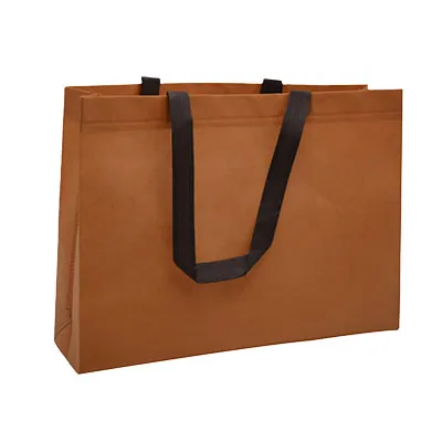 Sac cabas polypropylène non tissé terracotta 40+10 x 30 cm - Paquet de 20 - Sacs non tissés, Sacs polypropylène