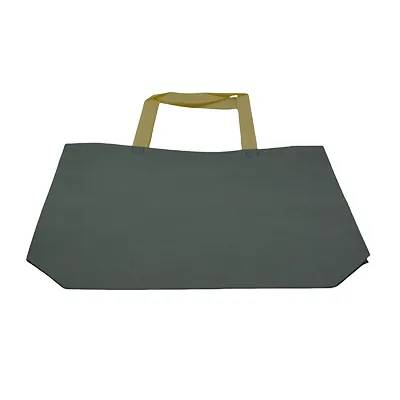 Sac cabas polypropylène non tissé bleu ardoise 40+10 x 30 cm - Paquet de 20 - Sacs non tissés, Sacs polypropylène-2