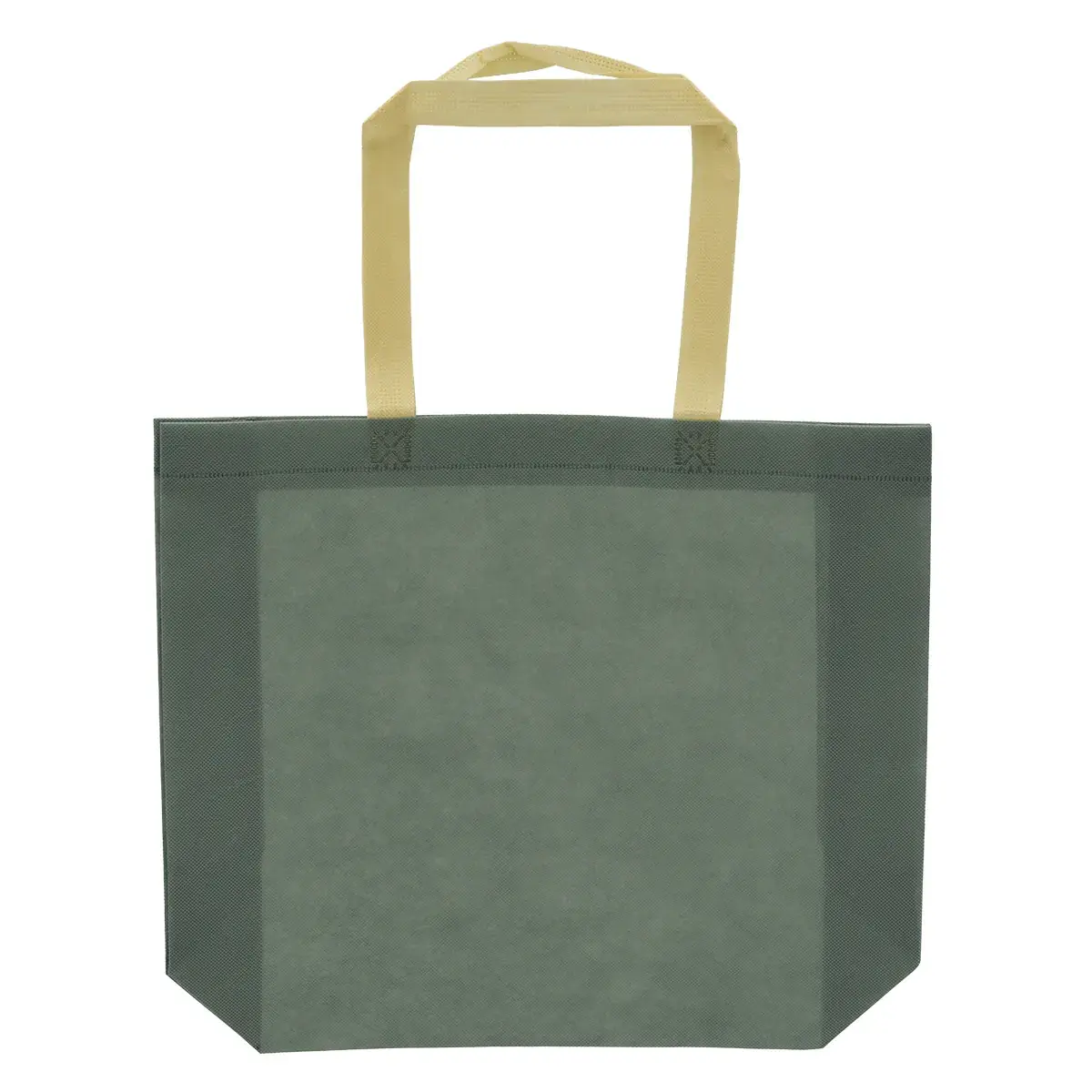 Sac cabas polypropylène non tissé bleu ardoise 40+10 x 30 cm - Paquet de 20 - Sacs non tissés, Sacs polypropylène-3