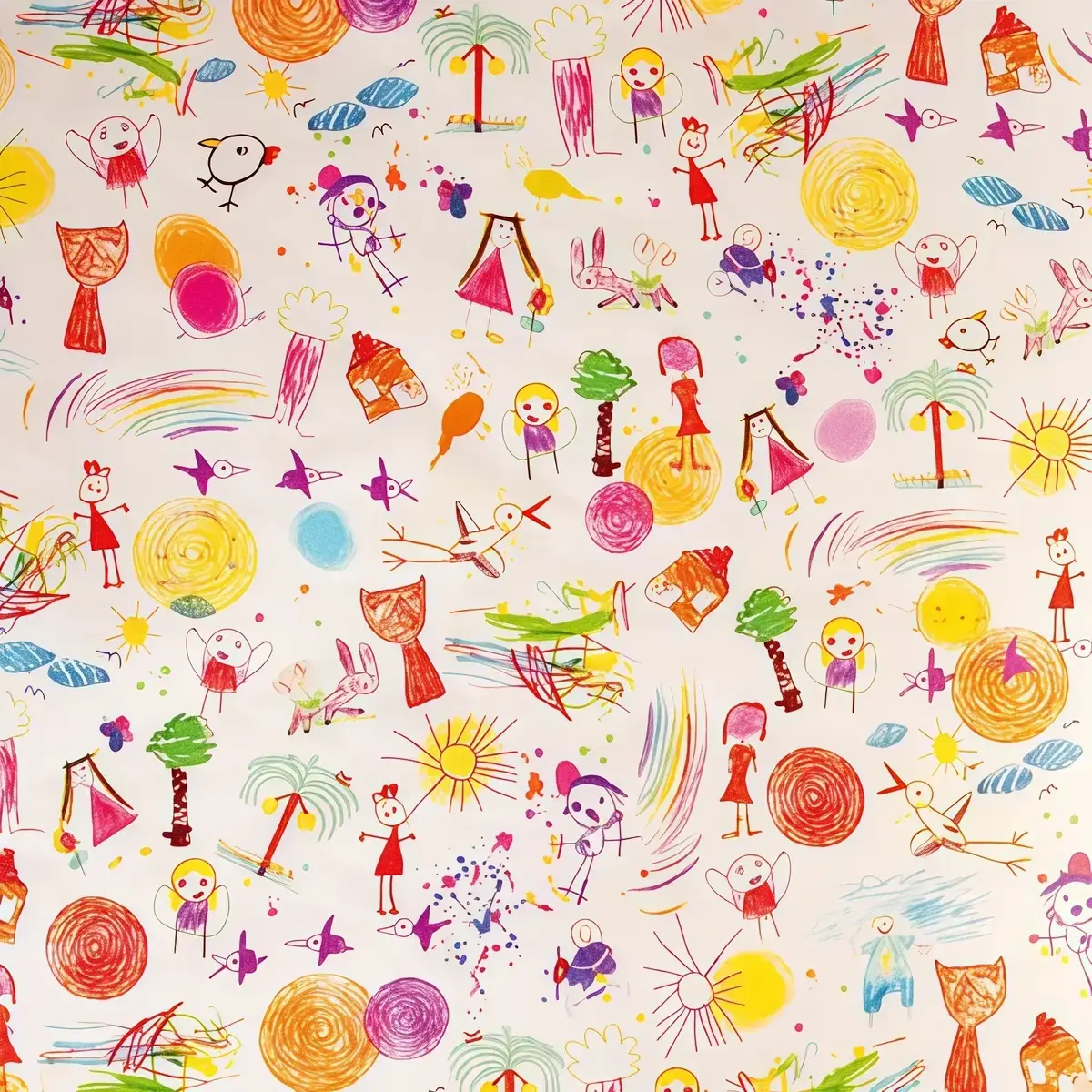 Papier cadeau Kid - Multicolore - 70 cm x 100 m - Le rouleau - Papiers cadeaux enfants-2