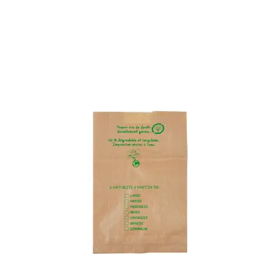 Sac fruits et légumes kraft brun 500g 14 x 9 x 21 cm - Sac papier primeur - Lot de 1000 - Sacs fruits et légumes-2