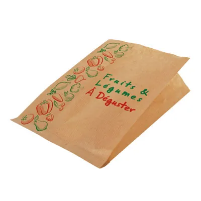 Sac fruits et légumes kraft brun 500g 14 x 9 x 21 cm - Sac papier primeur - Lot de 1000 - Sacs fruits et légumes-3