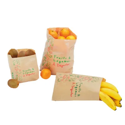 Sac fruits et légumes kraft brun 500g 14 x 9 x 21 cm - Sac papier primeur - Lot de 1000 - Sacs fruits et légumes-4