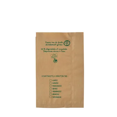 Sac fruits et légumes kraft brun 1kg 17 x 6 x 26 cm - Sac papier primeur - Lot de 1000 - Sacs fruits et légumes-2