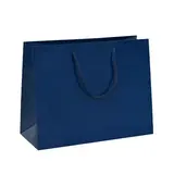 Sacs pelliculés à l'italienne bleu marine brillant - Petit Modèle - Bord de mer