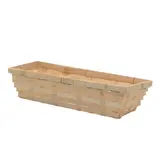 Corbeille bambou rectangulaire naturel 30 x 10 x 6 cm, paquet de 10 - Corbeilles bambou