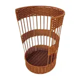 Claie à pain ronde en plastique marron ø 32 x 50 cm - Vanneries
