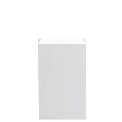 Pochette cadeau kraft vergé gris clair 16 x 8 x 26,5 cm - Sachet kraft - Lot de 250 - Pochettes cadeaux unies