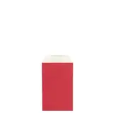 Pochette cadeau kraft vergé rouge cerise 7 x 12 cm - Sachet kraft - Lot de 250 - Pochettes cadeaux unies