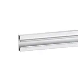 Profil aluminium renforcé - Insert aluminium pour panneau rainuré L 120 cm gris finition brut - Profils aluminium