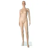 Mannequin femme sans perruque, jambe droite en avant