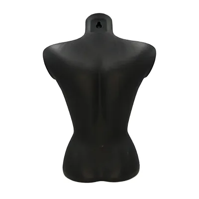 Buste femme plastique H 60 cm - Torse femme - Noir - Bustiers et fessiers-3