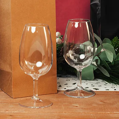 Verre à vin plastique réutilisable 25 cl - Verre à pied plastique - Lot de 12 - Gobelets plastique, Flûtes plastique, Verres à pied plastique-2