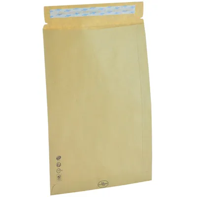 Pochette C4 kraft brun sans fenêtre La Couronne 229 x 324 mm 90g – Paquet de 50 - Pochettes kraft-4