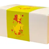 Fourreau pour ballotin 250g motif Pâques - Ballotin chocolats vide - Lot de 50 - Ballotins chocolats vides