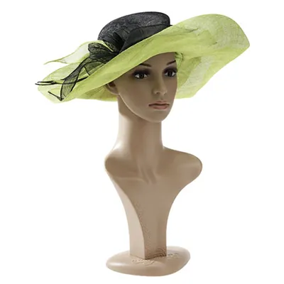 Tête mannequin femme maquillée avec torse H 52 cm Plastique - Tête pour perruque, chapeau - Chair - Têtes-2