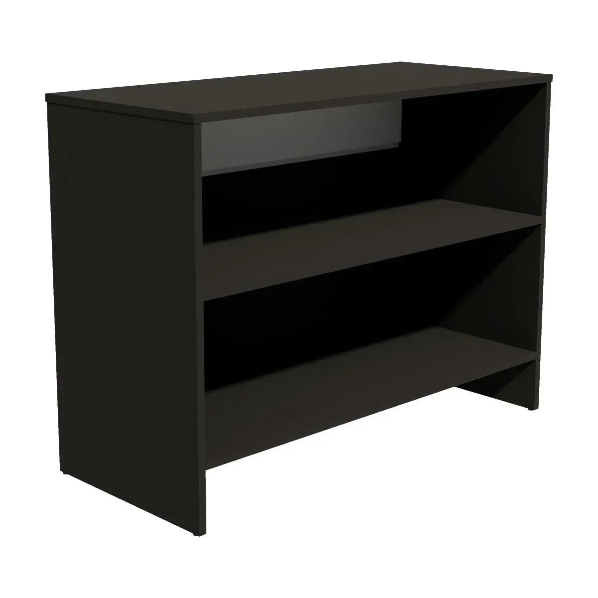 Comptoir Easy noir mat / gris 117 x 51 x 88 cm - Comptoirs Easy-2