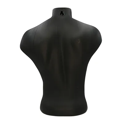 Buste homme plastique H 60 cm - Torse homme - Noir - Bustiers et fessiers-3