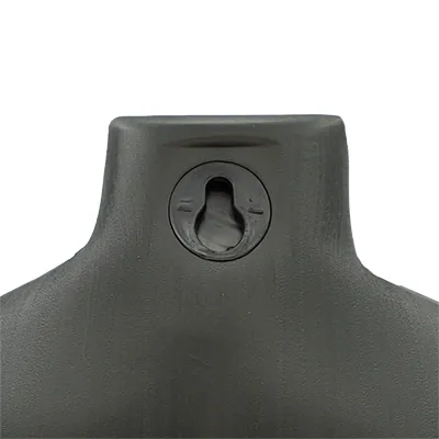Buste homme plastique H 60 cm - Torse homme - Noir - Bustiers et fessiers-4