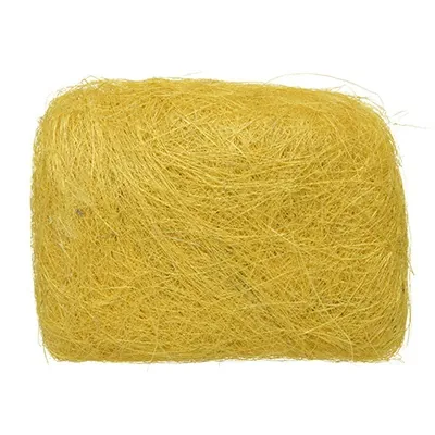 Frisure de calage en sisal jaune 14 x 5 x 18 cm - Frisures de calage