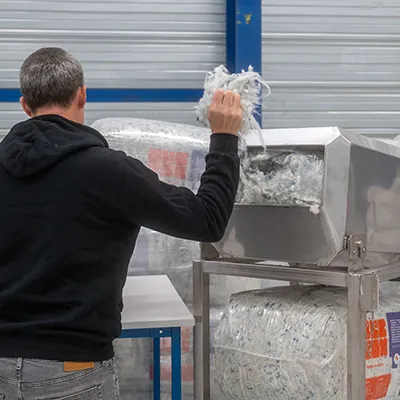 Particule de calage BlocBox - Fibre de calage BlocBox - 10kg = 2m³  - Plastique bulle emballage, Papier bulle, Film bulle-4