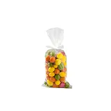 Sachet plat fond soudé 10 x 20 cm polypro 30µ - Sachet confiserie - Sachet bonbons - Lot de 1000 - Sachets chocolats Noël