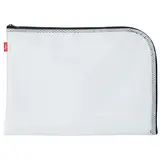 Pochette universelle de rangement B5 SIGN EVA Mesh – blanc ajouré & zip noir – L 29 x H 22,5 cm - Porte-blocs, Sacoches, Trolleys