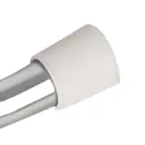 Embout rond emboitant plastique ø 8 mm pour tiges - Blanc - Lot de 50 - Tiges simples pour réserve