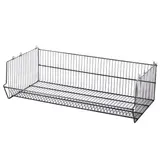 Corbeille fil empilable 128 x 50 x 25 cm zingué - Panier fil métal - Corbeilles fil