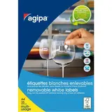 Étiquettes adhésives amovibles  - Étiquettes adhésives neutres