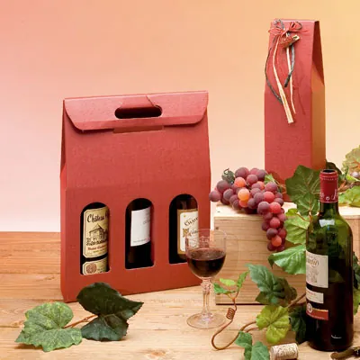 Boîtages 3 bouteilles carton - Coffrets pour bouteilles de vin, Boîtes pour bouteilles de vin-2