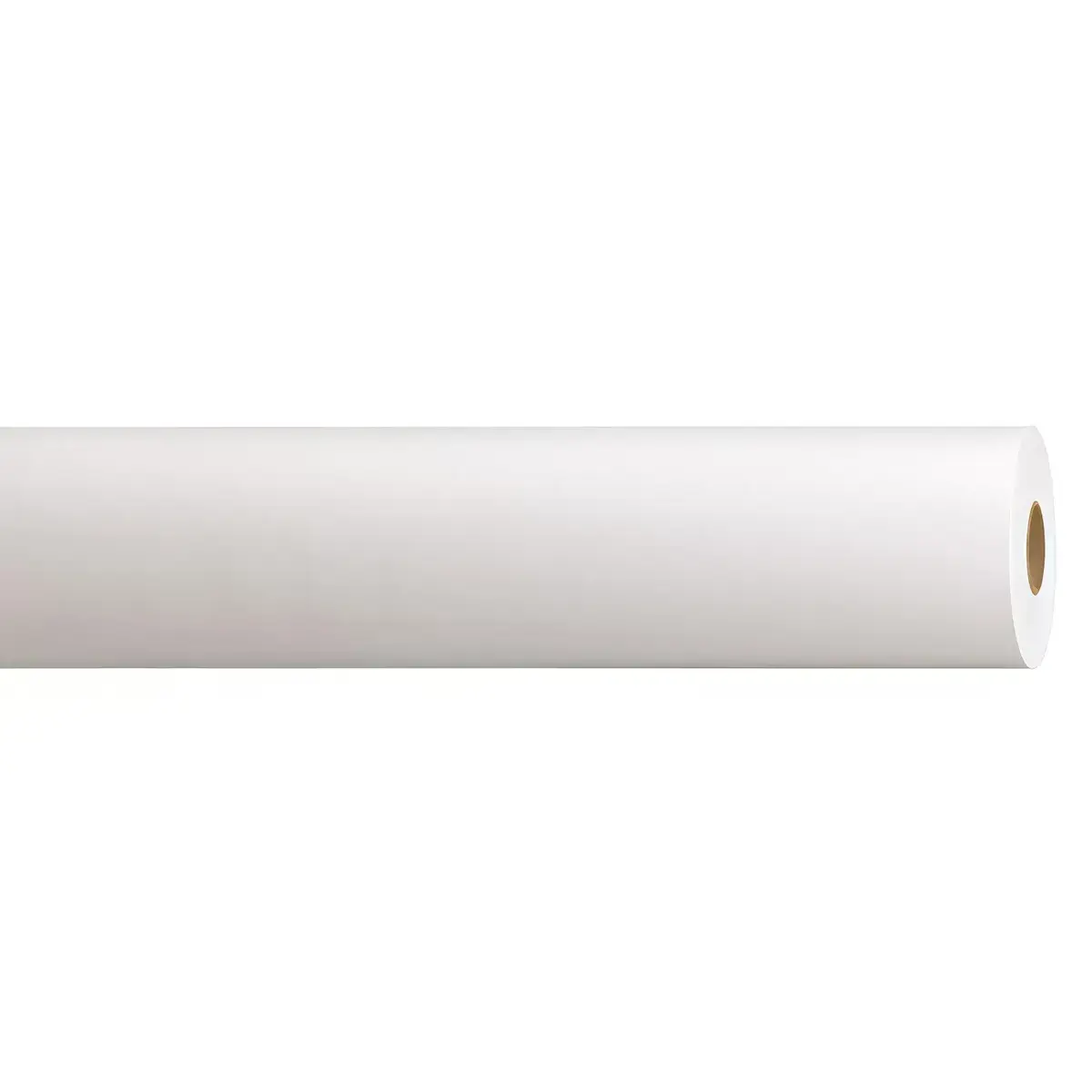 Papier cadeau kraft vergé blanc uni 80 cm x 100 m 60 g/m² – le rouleau - Papiers cadeaux unis-2