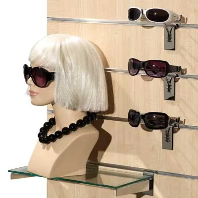 Tête mannequin femme avec torse H 42 cm Fibre de verre - Tête pour perruque, chapeau - Chair - Têtes-2