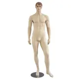 Mannequin homme, cheveux sculptés châtain claire - Mannequins hommes